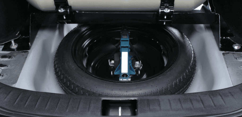 ruota di scorta in auto